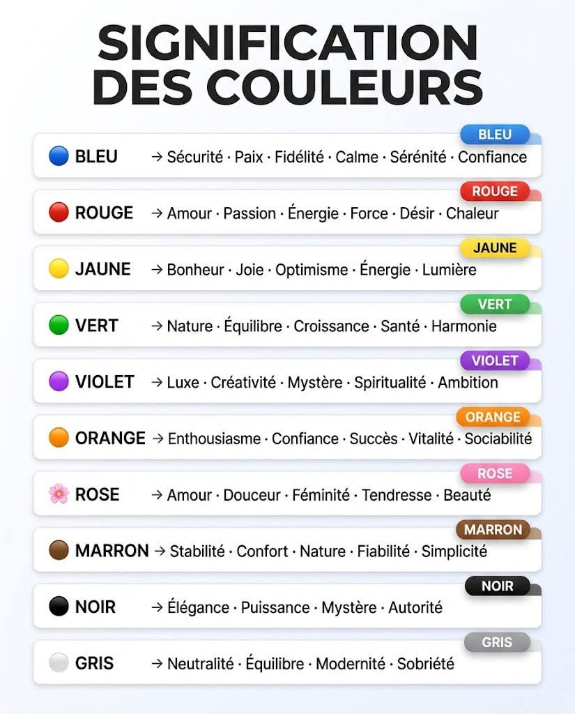 LES COULEURS
