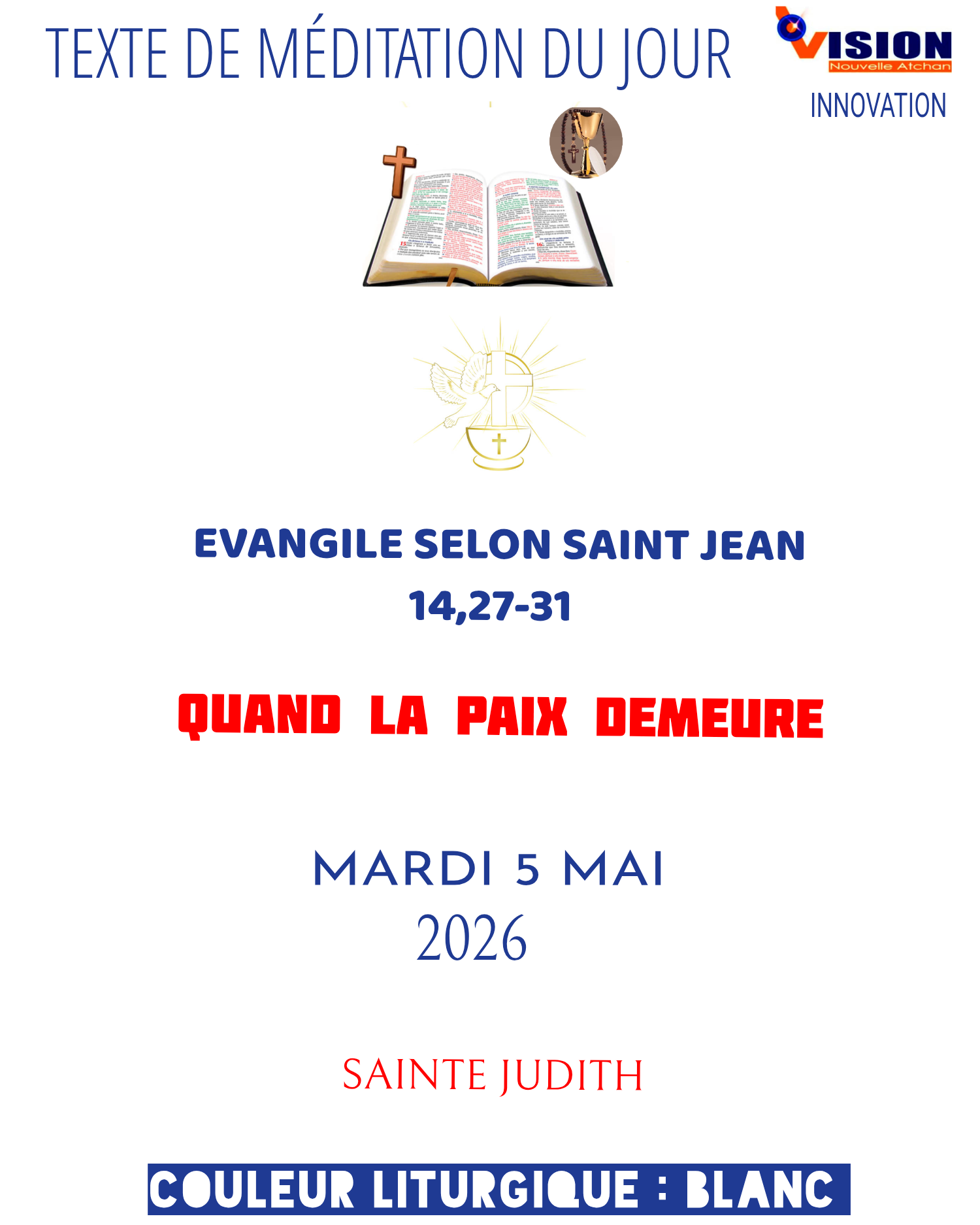 MÉDITATION DU 5 MAI 2026